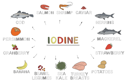 balanced diet, healthy eating, iodine foods, idodine rich foods, iodine deficiency